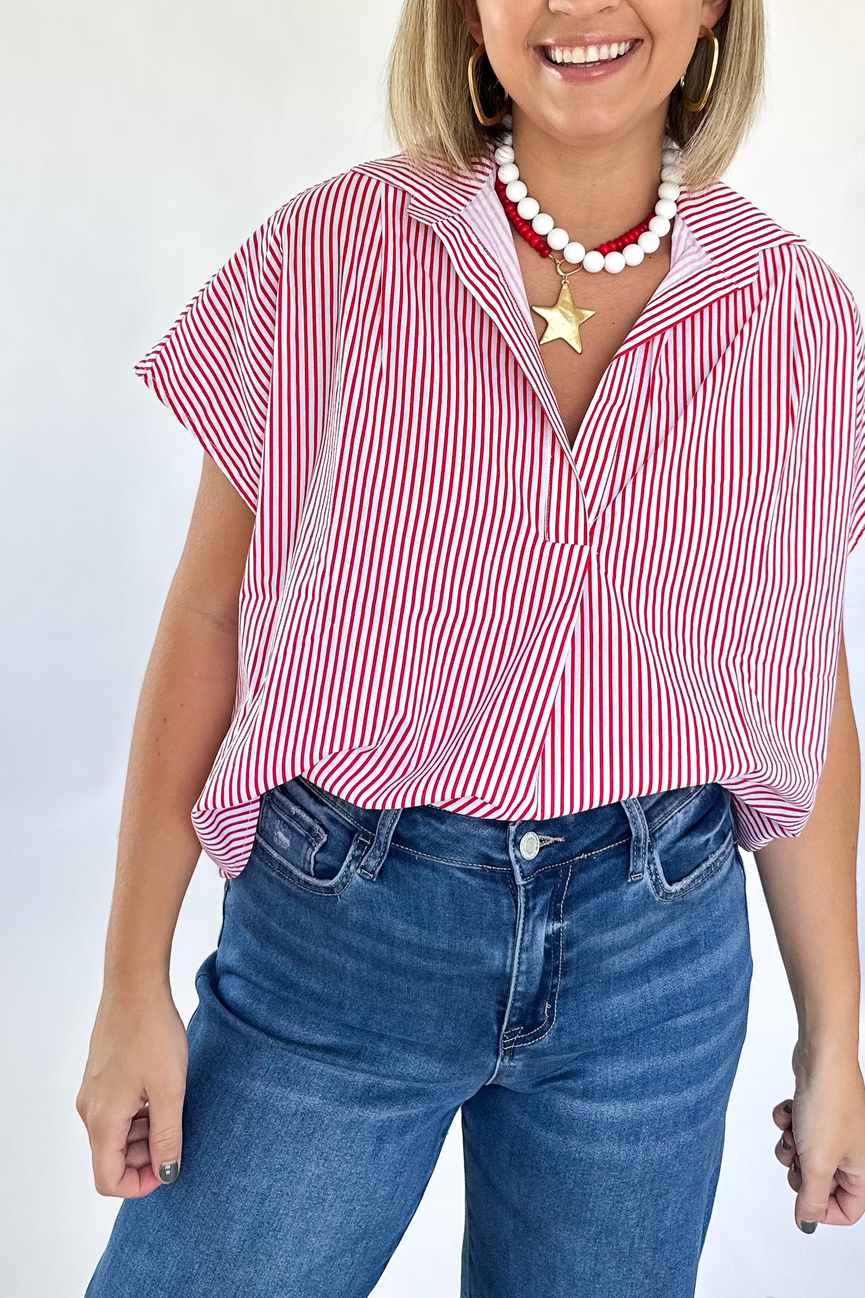 Signature Stripe Top By Karlie