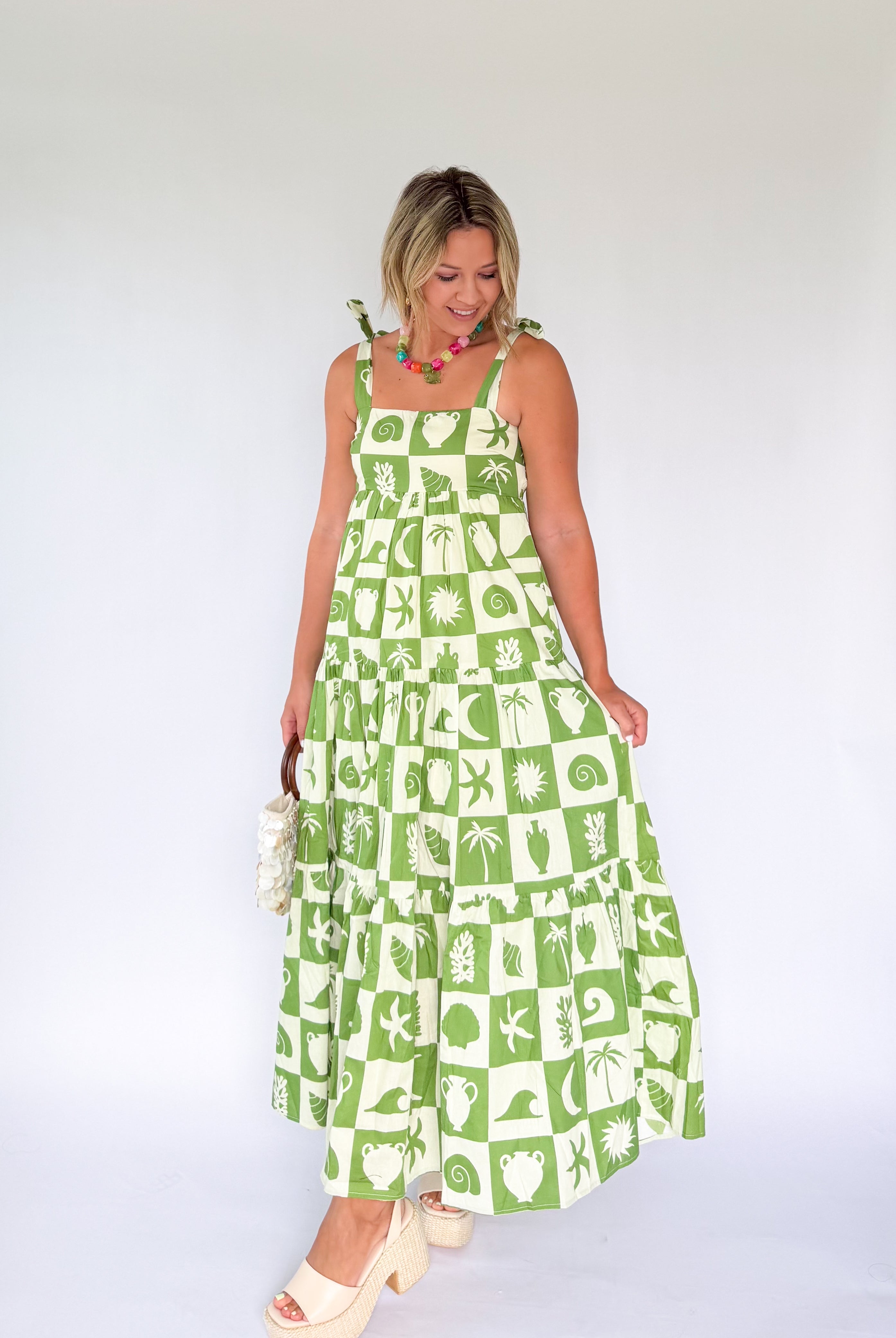 Ibiza Tie Shoulder Maxi By Karlie