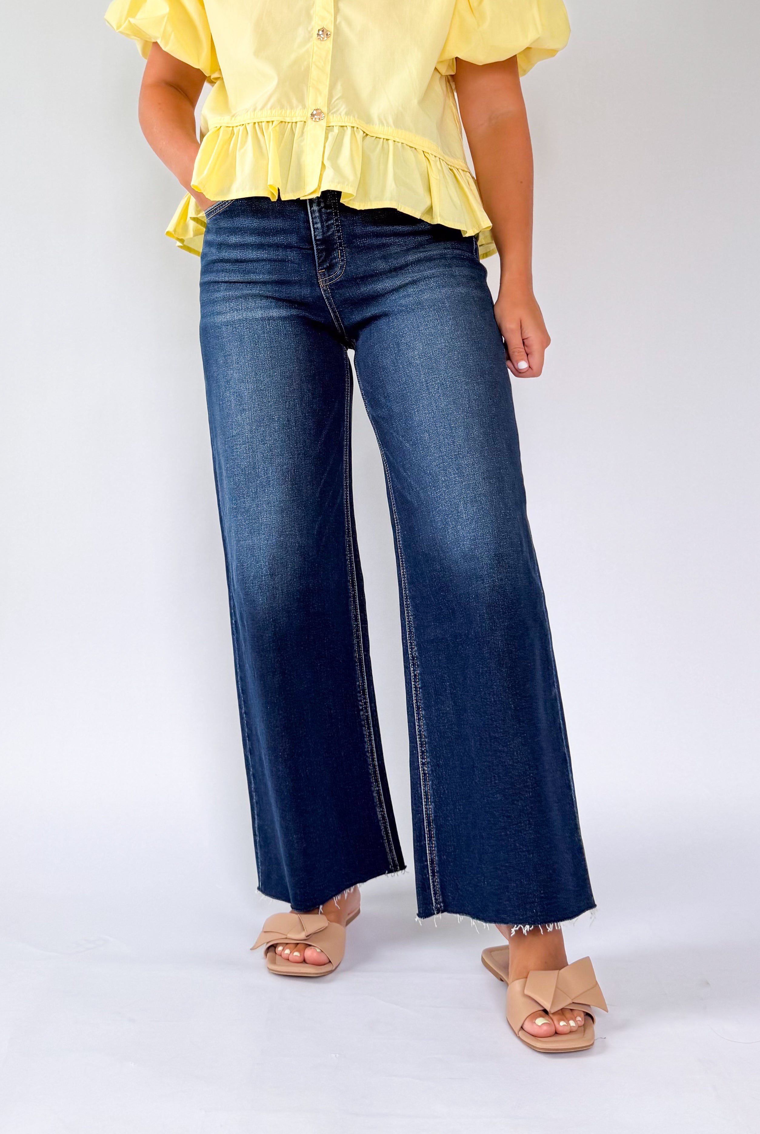 Alyse Super High Rise Wide Leg Jean By Vervet