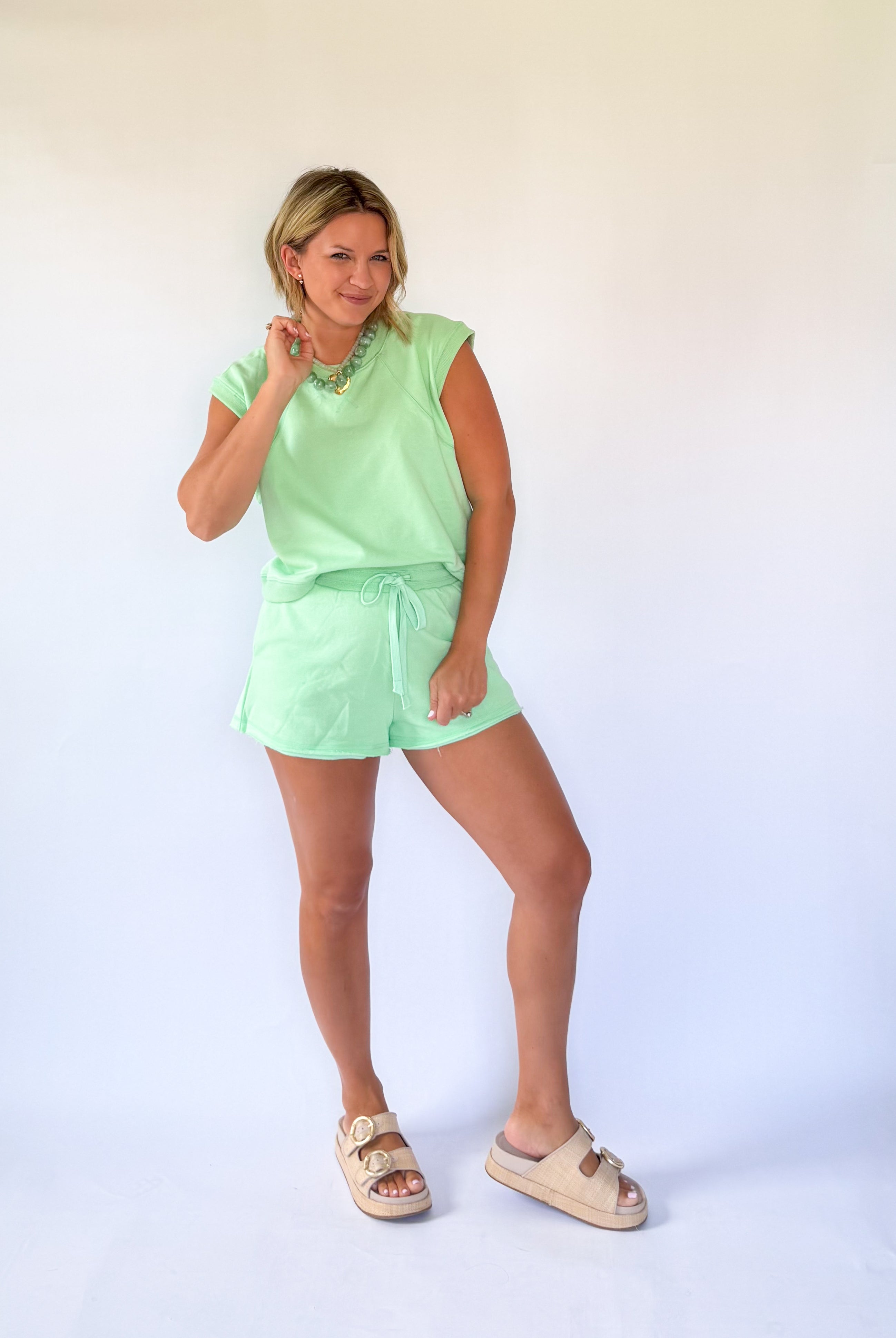 wishlist mint green comfy set