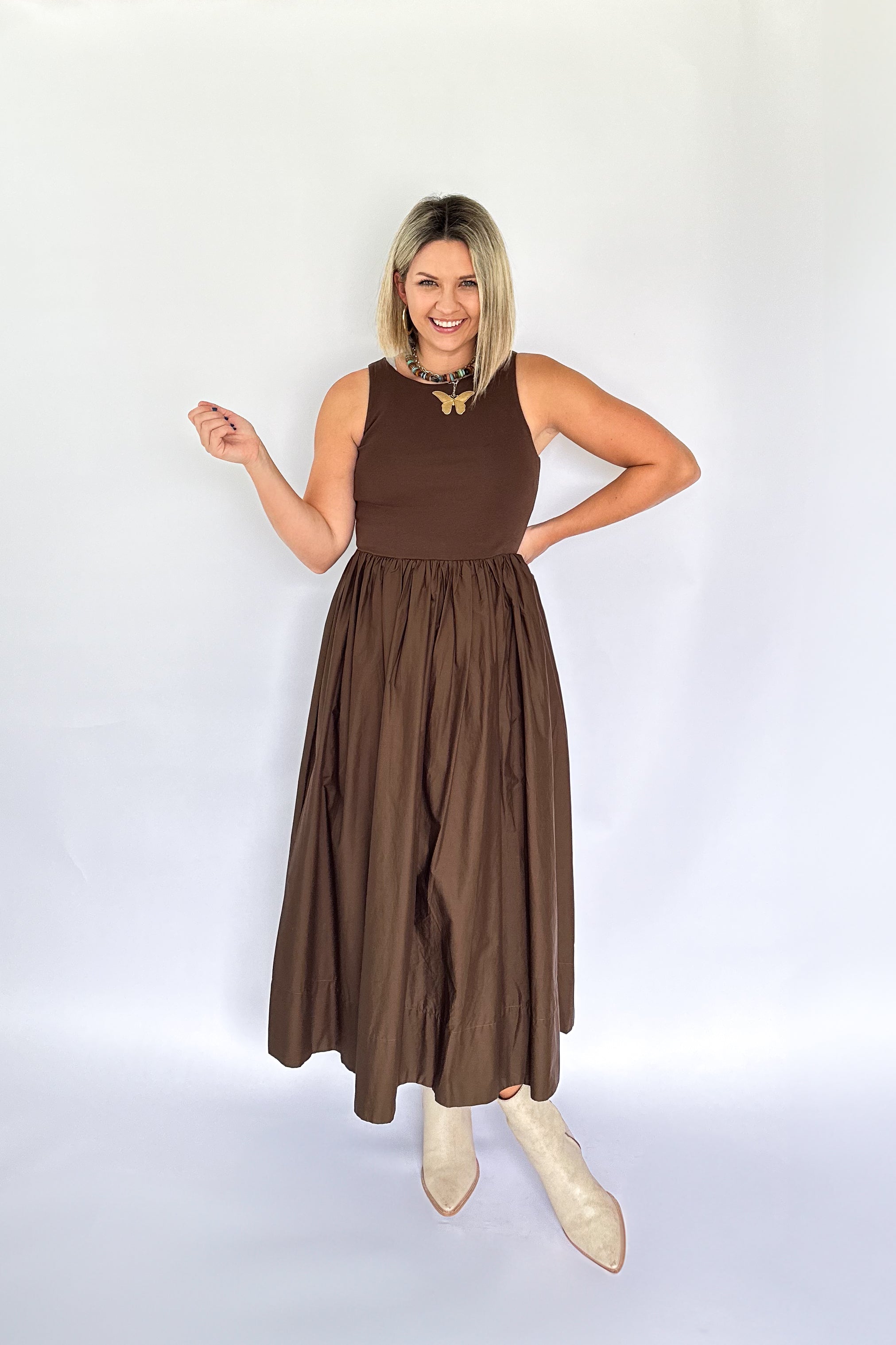 sofie the label Lyon Midi Dress