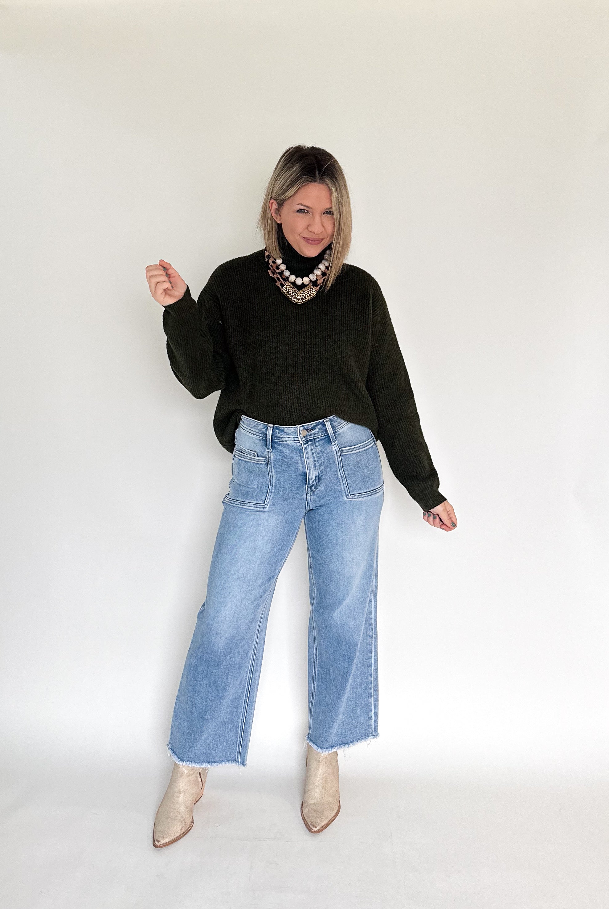 Turtleneck Sweater By Karlie