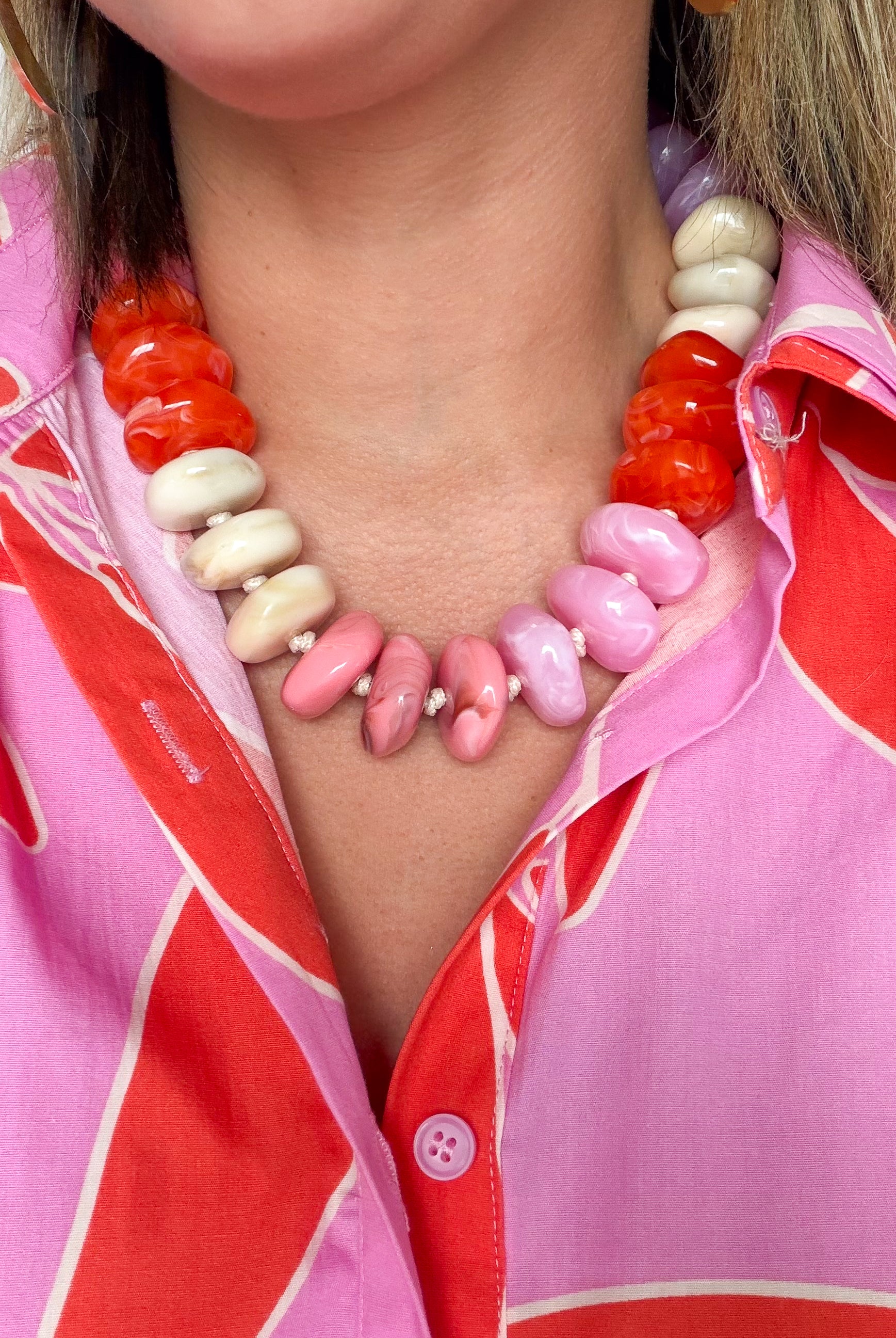Chunky Rondelle Necklace