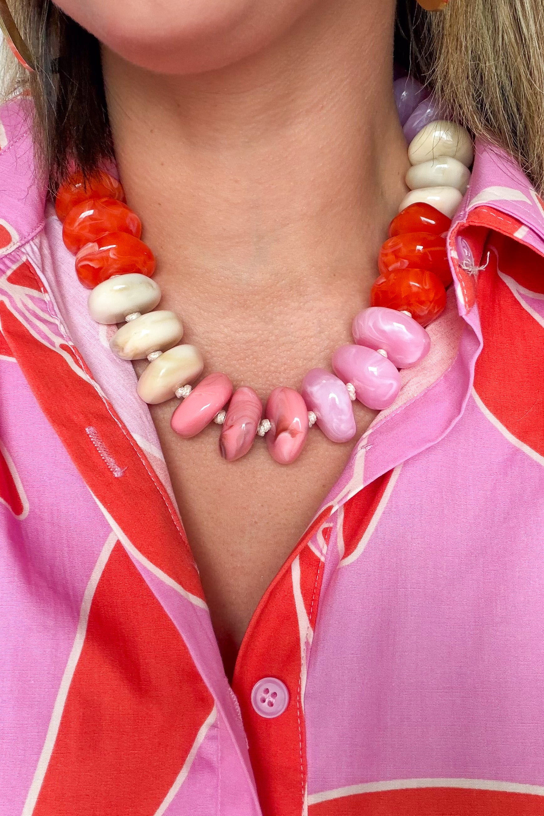 Chunky Rondelle Necklace