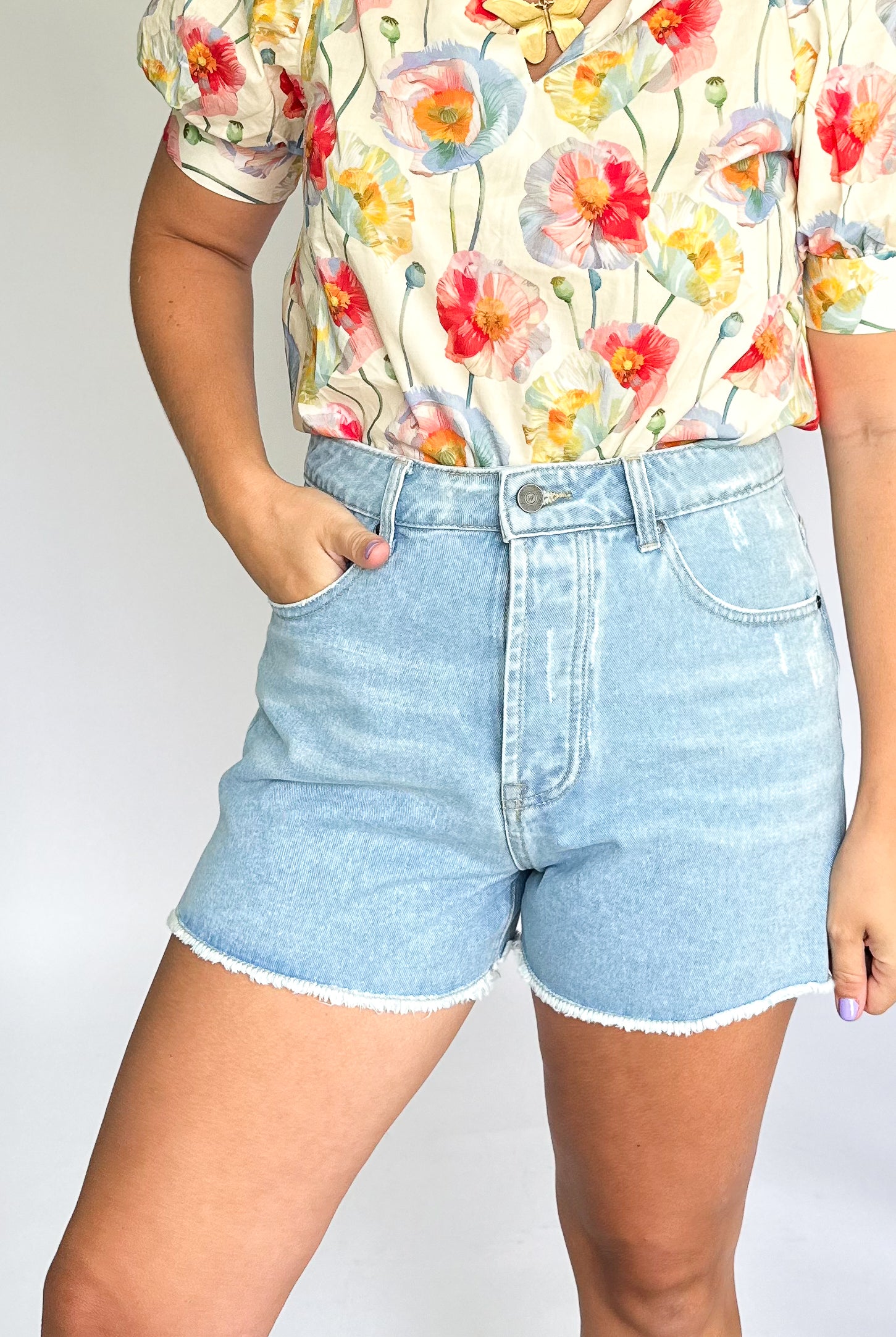 wishlist denim shorts