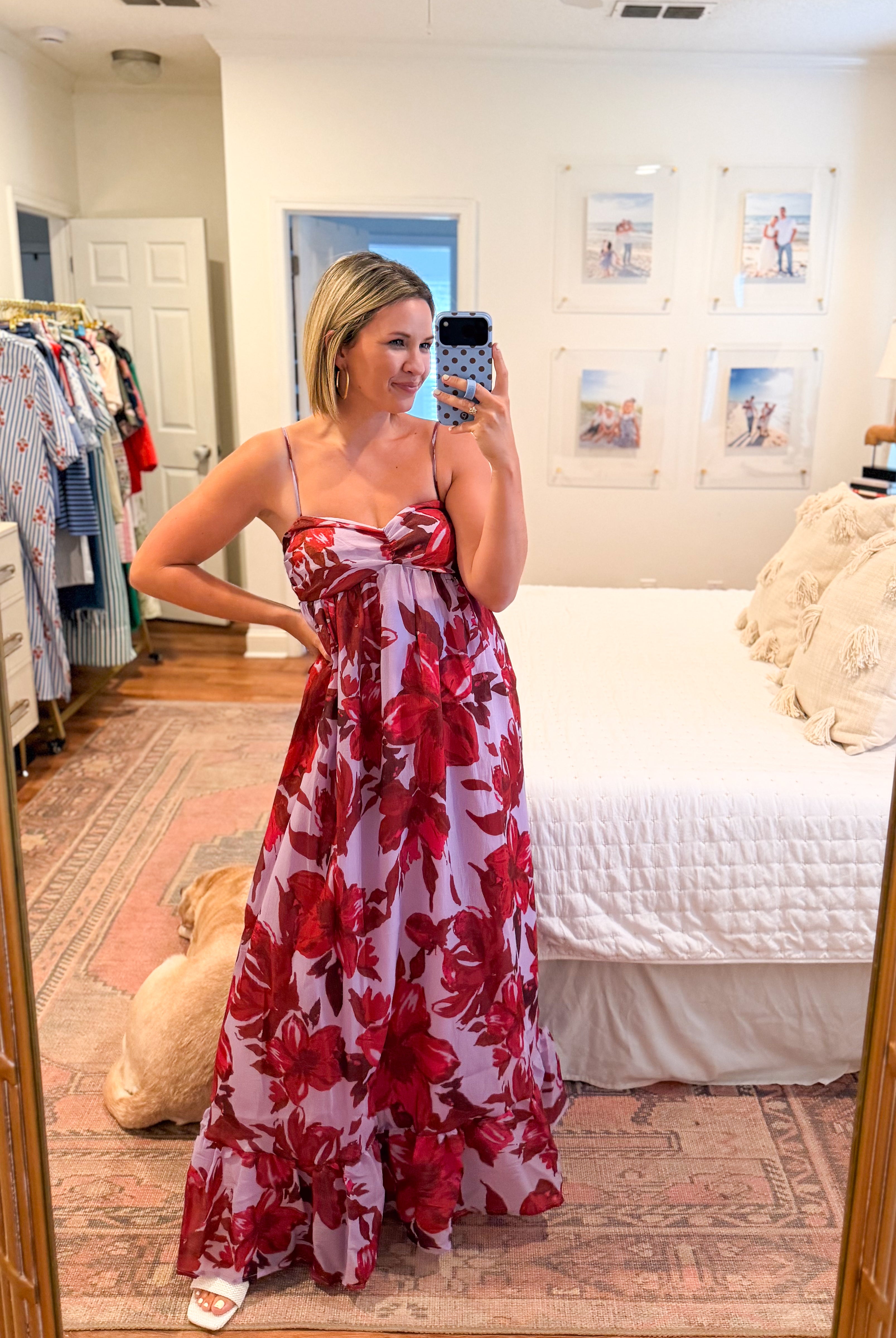 flying tomato floral maxi formal dress