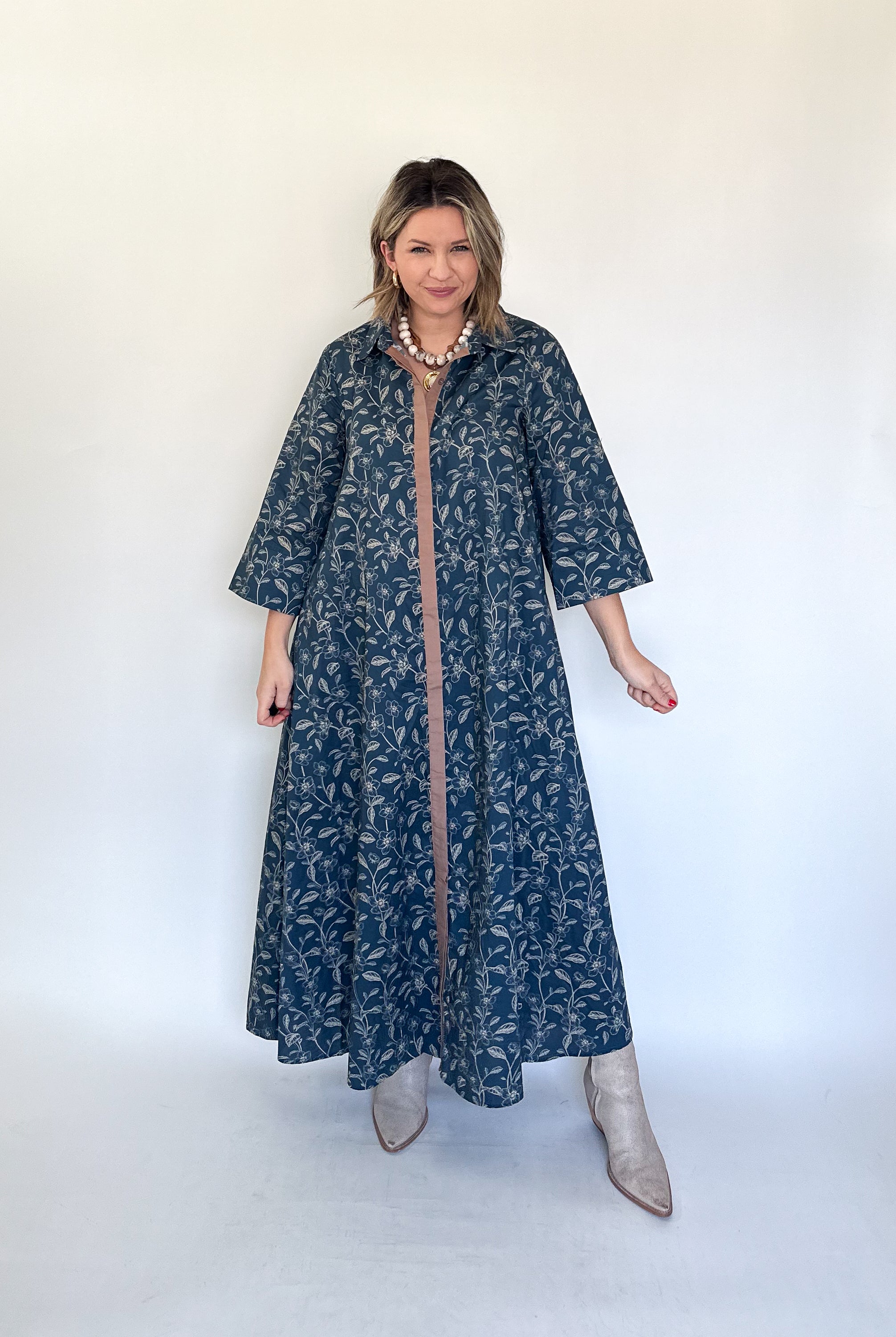 entro floral maxi dress