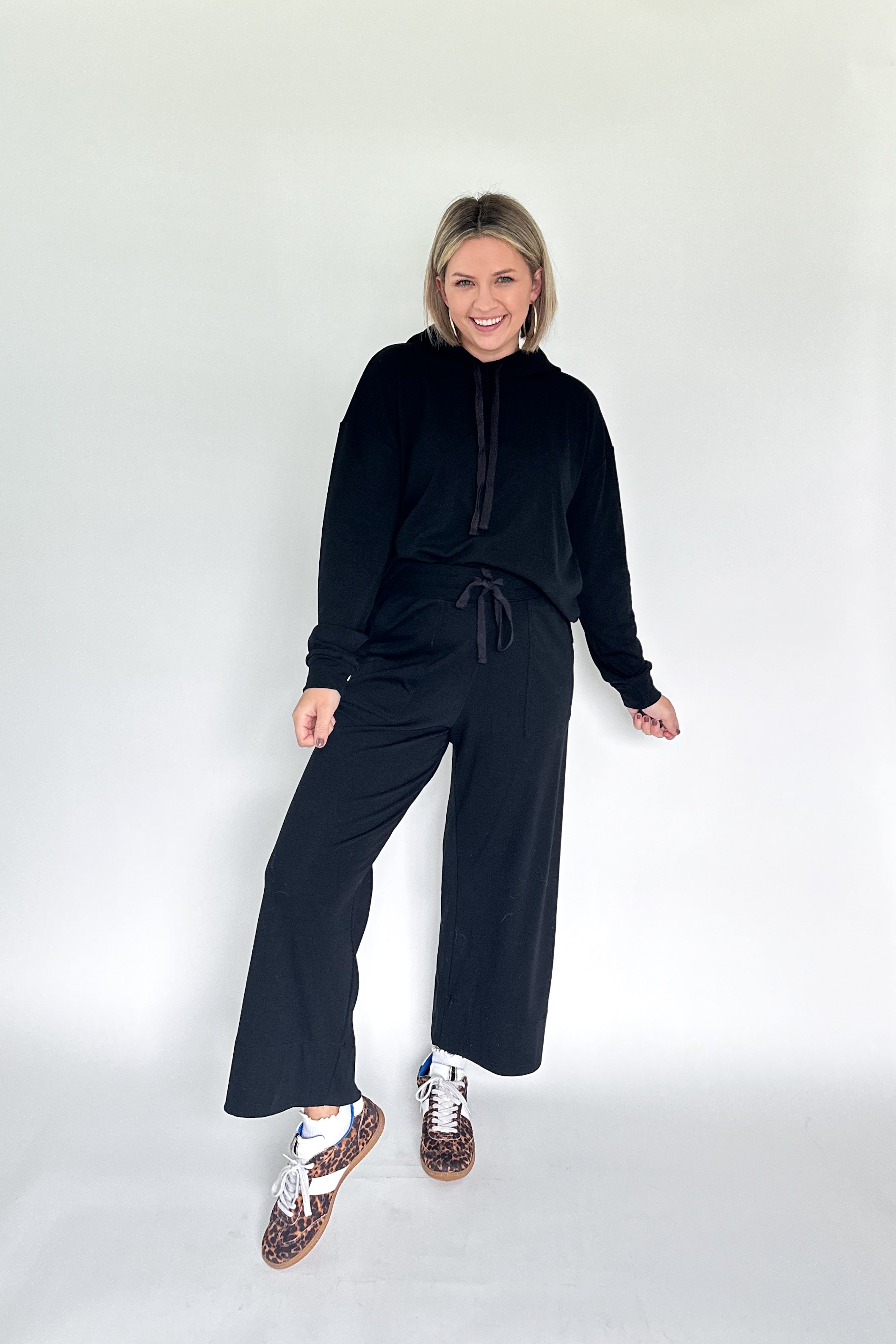 wishlist black wide leg pants