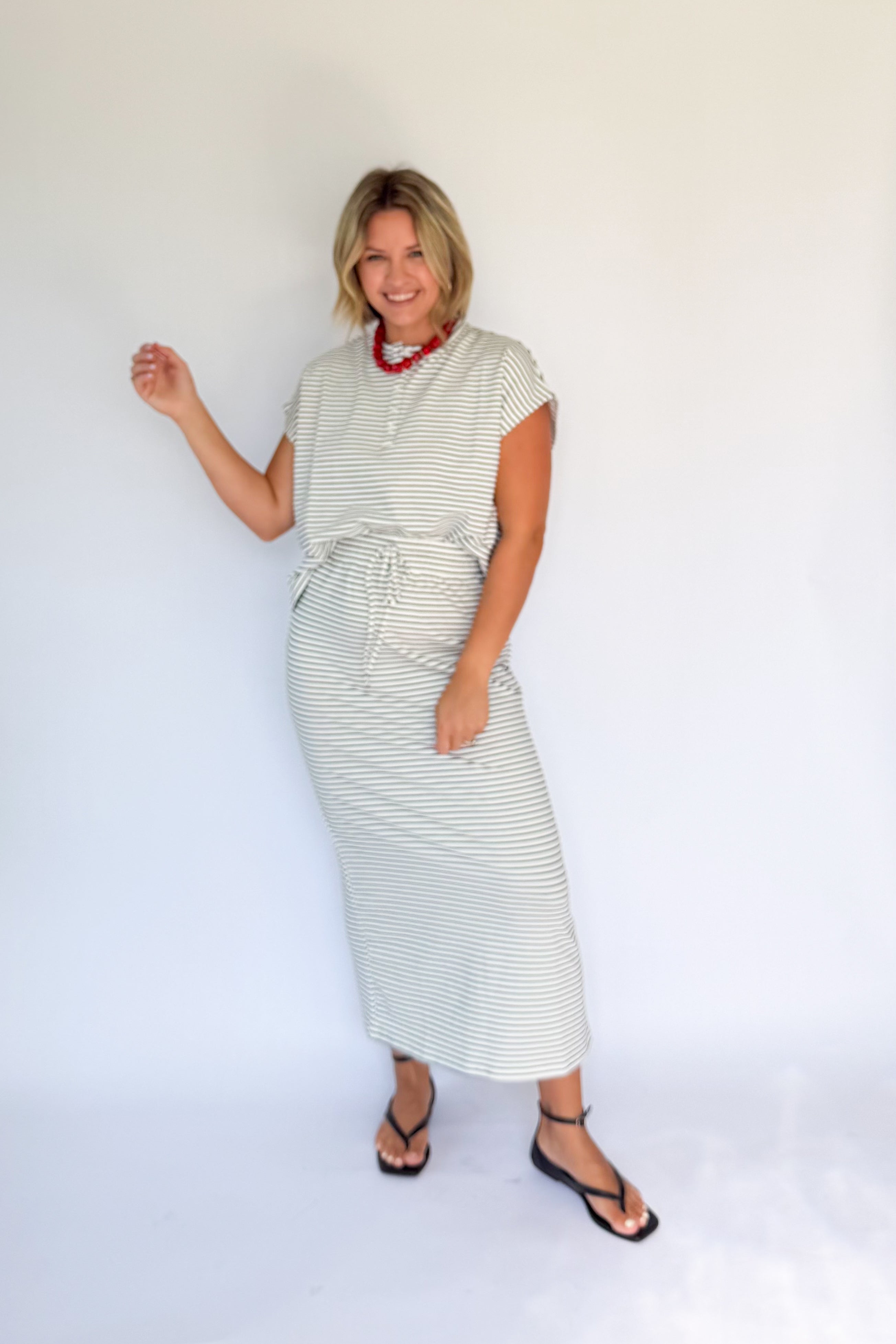wishlist stripe black and white set