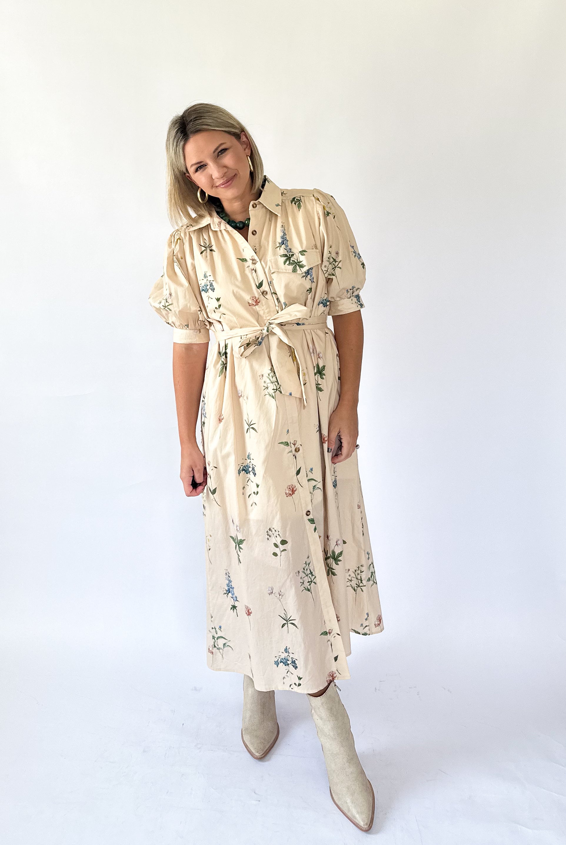 entro ivory maxi dress with flowers