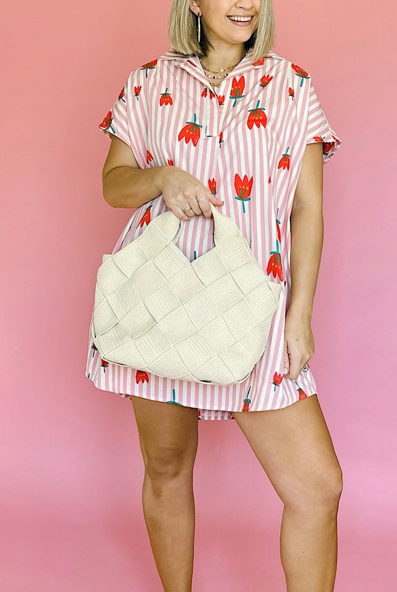 Resilience Woven Straw Tote