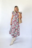 entro floral maxi dress