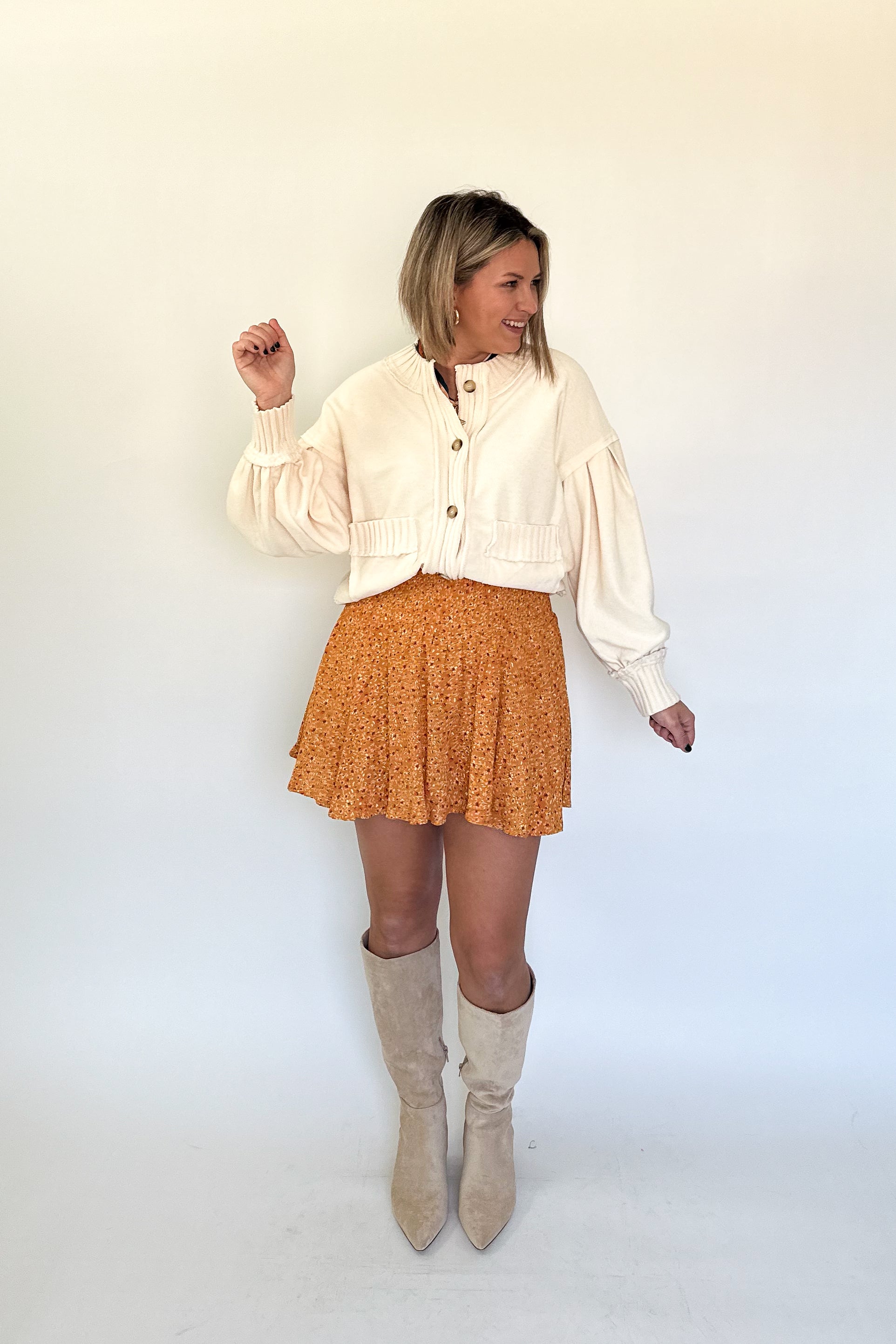 entro cream cardigan