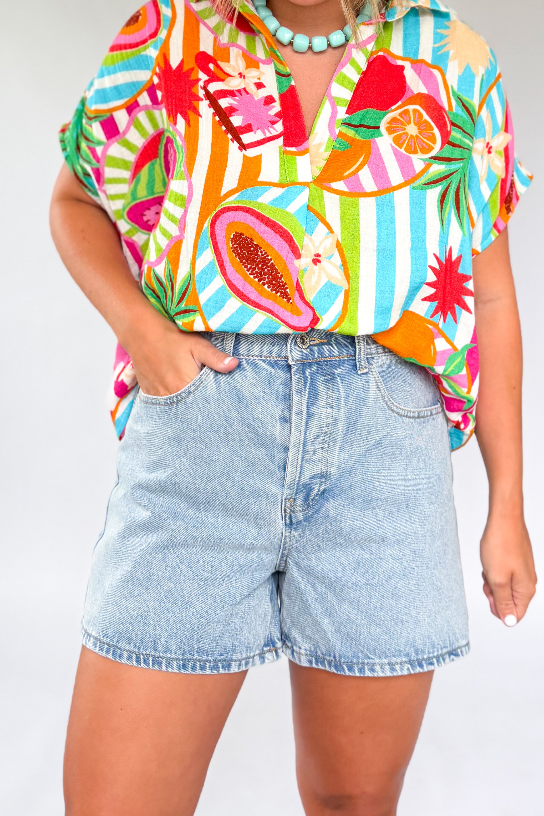wishlist denim mom short