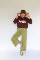 tcec fish chocolate sweater