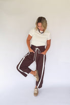 BUCKETLIST CHOCOLATE WINDBREAKER PANTS