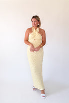 English factory butter yellow formal dress
