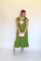 entro matcha yarn detail maxi