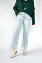 Aileeah High Rise Slim Wide By Vervet