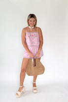 mable lilac embroidered set