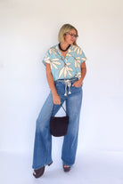 Palm Leaf Signature Top By Karlie