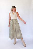 entro sweater stripe maxi dress