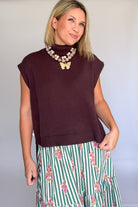 Lola Mock Neck Sweater By Karlie