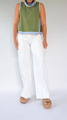 Olivia High Rise Stacked Waistband Jean By Vervet