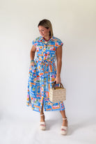Santorini Shirt Dress Maxi By Karlie