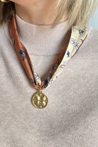 butterfly scarf necklace