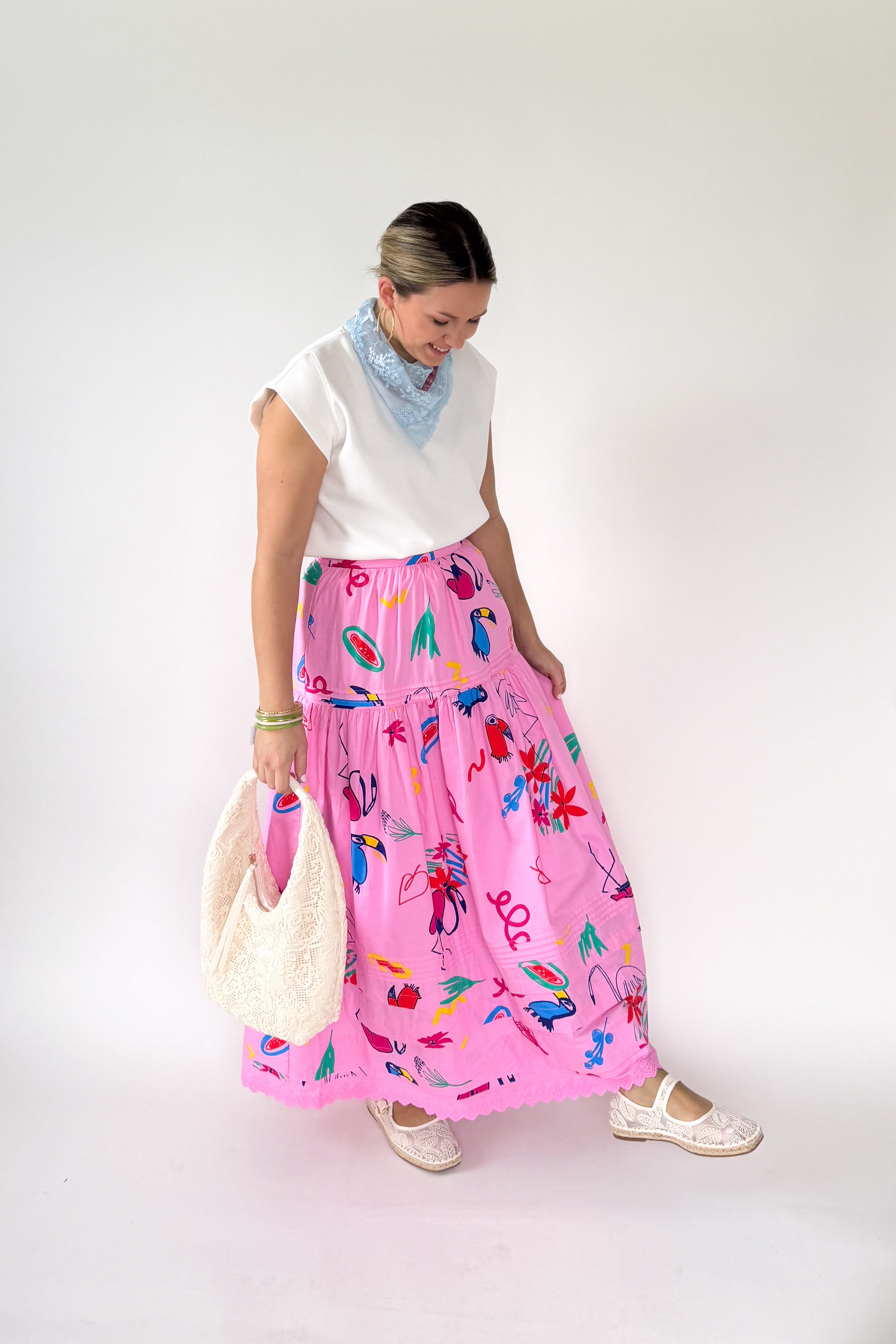 Artist Tier Maxi Skirt By Karlie