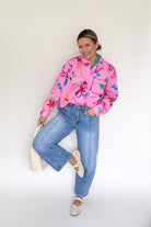 Artist Poplin Button Up Top By Karlie