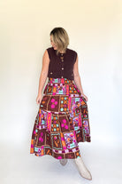 Karlie floral maxi skirt