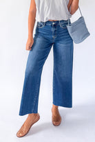 Aileeah High Rise Super Soft Crop Slim Wide By Vervet
