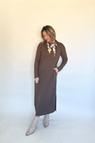 entro brown dress
