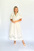 SOFIE THE LABEL EMBROIDERED MAXI SKIRT