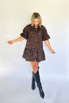 Leopard Ana Pocket Dress By Karlie