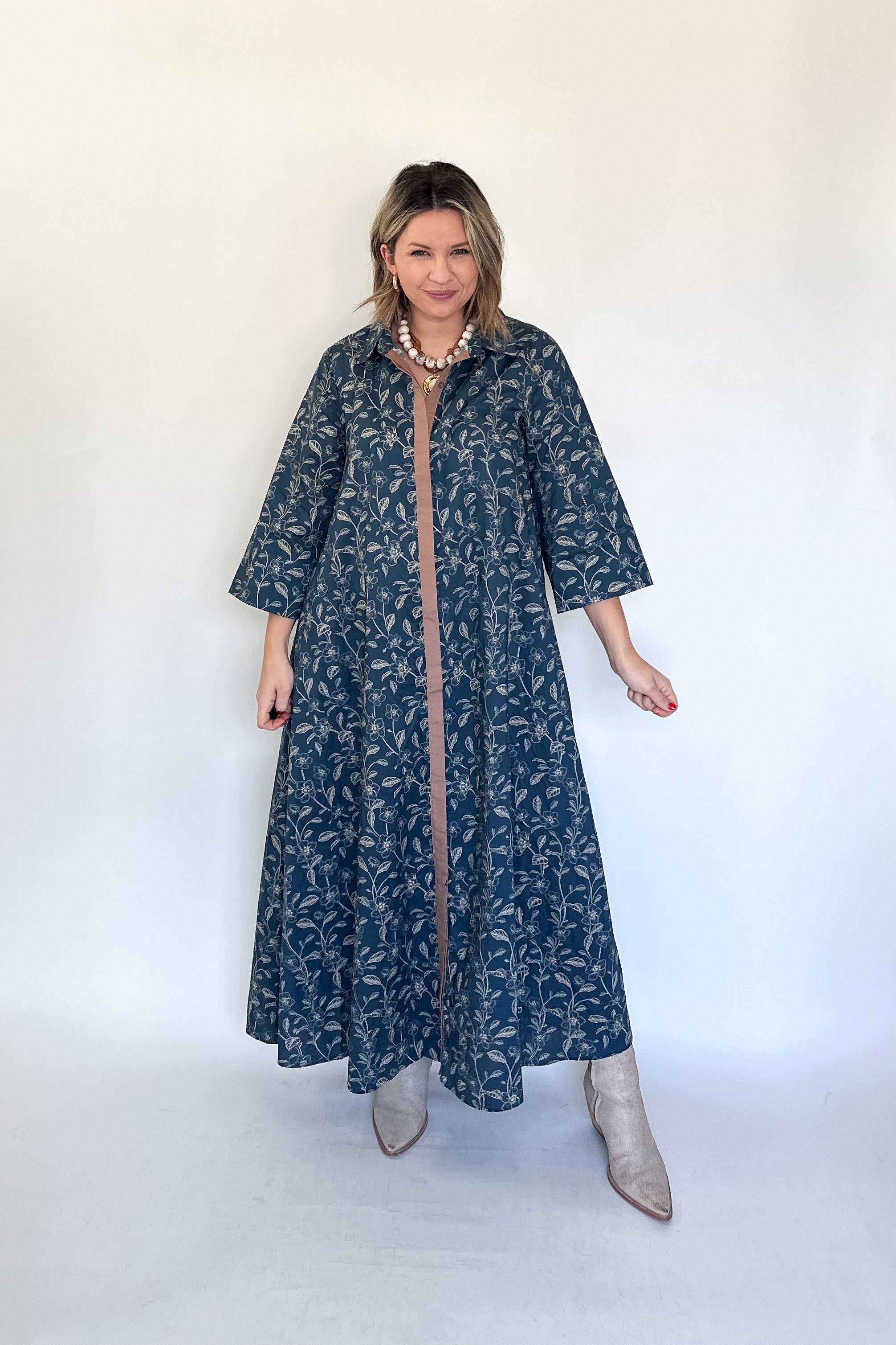 entro floral maxi dress