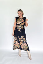entro floral maxi dress
