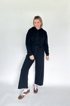 wishlist black hoodie set