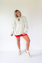Bucketlist Georgia Embroidered Mockneck