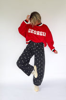 tcec Georgia red sweatshirt