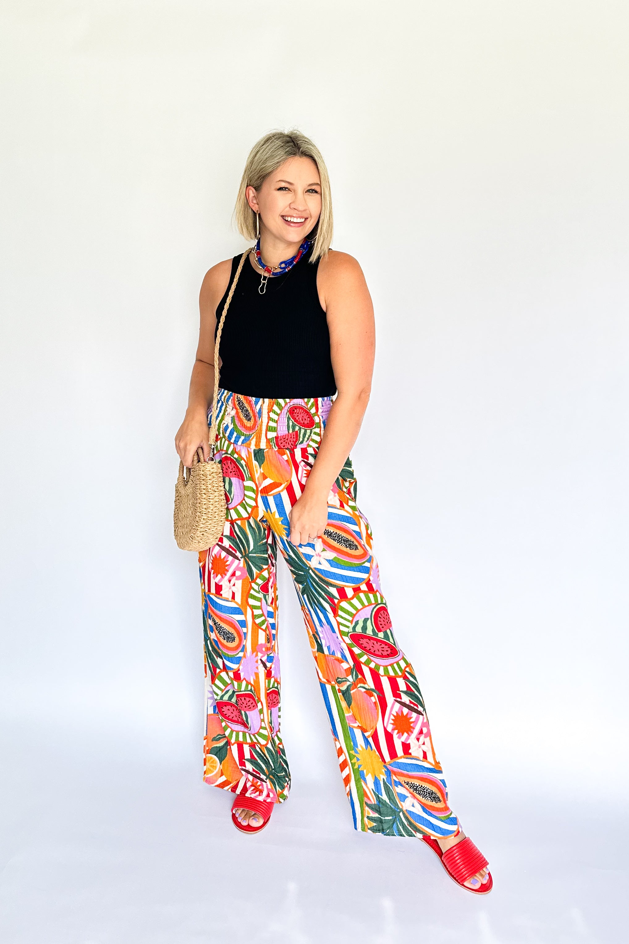 Tropical Island Fruit Pant By Karlie