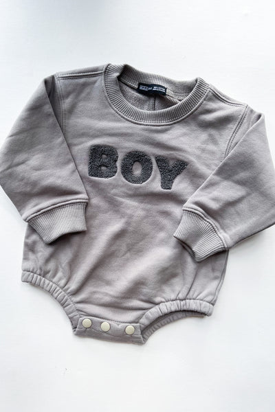 Boy Sweatshirt Romper